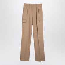  Sportmax Caramel-coloured cargo trousers