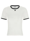 Courreges Signature Contrast T-shirt