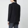 VItoVI Black pinstripe lurex double-breasted jacket