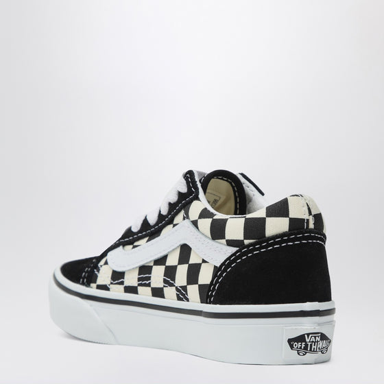 VANS Old Skool Sneaker white/black with Check pattern