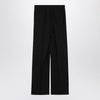 Loulou Studio Anthracite grey wool palazzo trousers