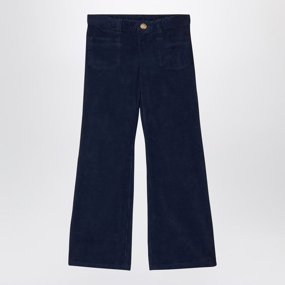Bonpoint Navy blue Junon corduroy trousers