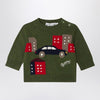 Bonpoint Almire dark green wool jumper