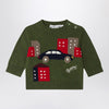 Bonpoint Almire dark green wool jumper