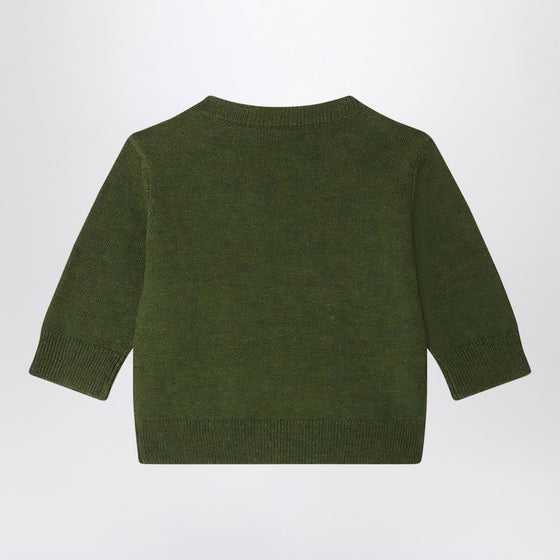 Bonpoint Almire dark green wool jumper