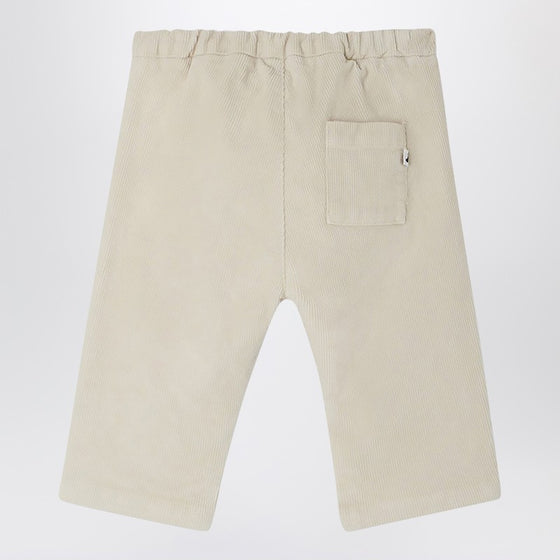 Bonpoint White corduroy Bandy trousers