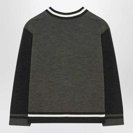 Bonpoint Julian cardigan in khaki wool
