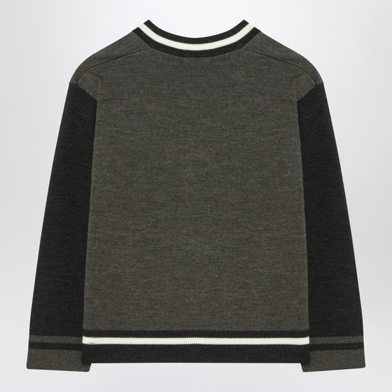Bonpoint Julian cardigan in khaki wool