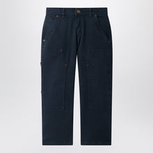  Bonpoint Ewann navy blue cotton trousers