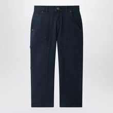  Bonpoint Ewann navy blue cotton trousers