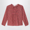 Bonpoint Gentle blouse in red Liberty fabric