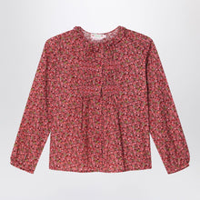  Bonpoint Gentle blouse in red Liberty fabric
