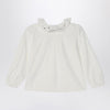 Bonpoint White ruffled blouse