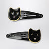 Bonpoint Hair clips with cat