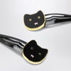 Bonpoint Hair clips with cat