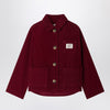 Bonpoint Corduroy Edith jacket with embroidered cherry