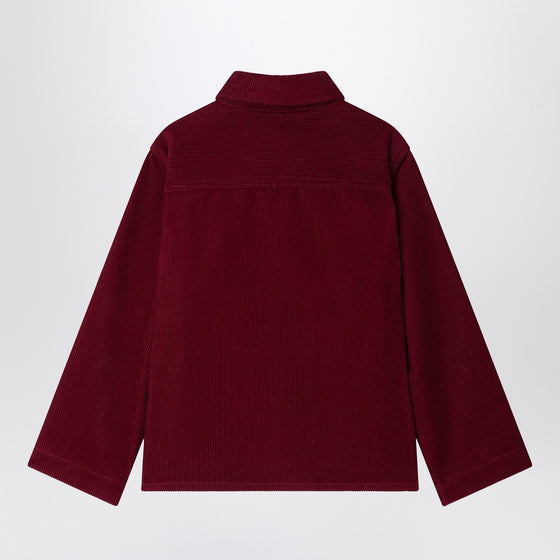 Bonpoint Corduroy Edith jacket with embroidered cherry