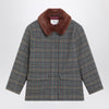 Bonpoint Joao quilted wool coat with checked pattern