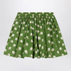 Bonpoint Suzon skirt in green with floral print
