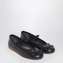  Bonpoint Joie black leather ballet flats