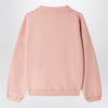 Bonpoint Bart pink sweatshirt with cherry Liberty fabric