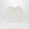Bonpoint White Joliette blouse with ruffles