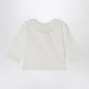 Bonpoint White Joliette blouse with ruffles