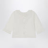 Bonpoint White Joliette blouse with ruffles