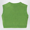 Bonpoint Green wool-blend cable-knit gilet