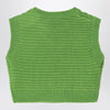 Bonpoint Green wool-blend cable-knit gilet