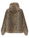 Ganni Leopard Print Nylon Windbreaker