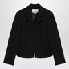 GANNI Black jacket in crêpe