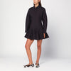 GANNI Black mini shirt dress