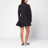 GANNI Black mini shirt dress