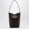 The Row Medium N/S Park dark brown tote bag
