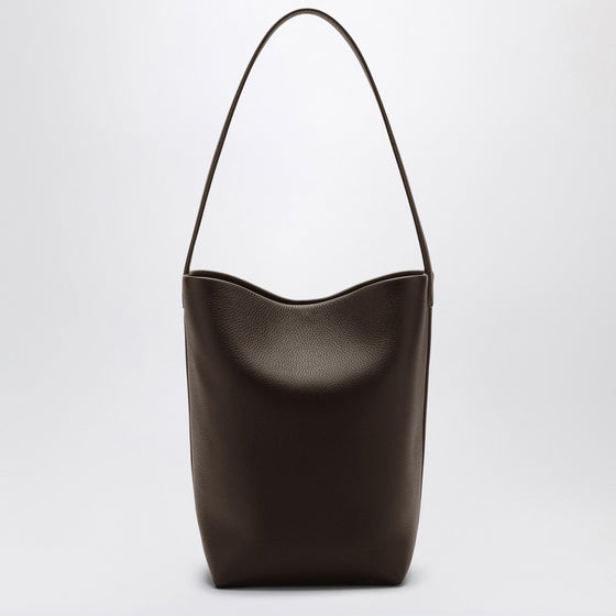 The Row Medium N/S Park dark brown tote bag