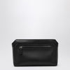 The Row Black leather clutch bag