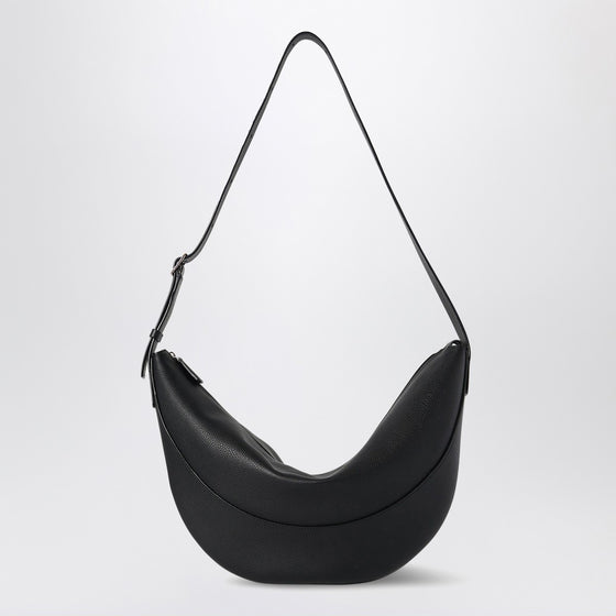 The Row Black leather Jouve bag