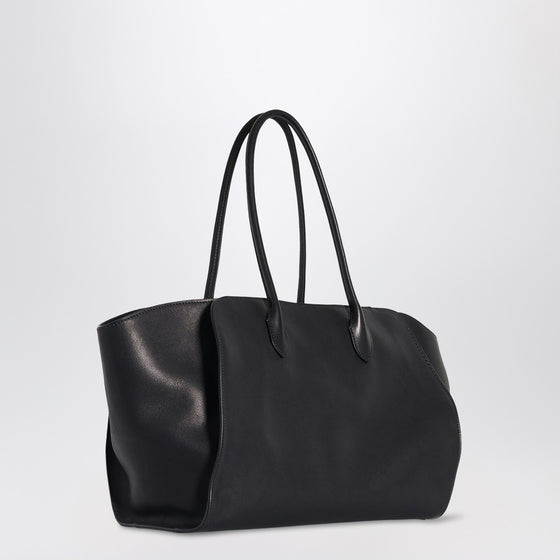 The Row Marlo 14 black leather bag