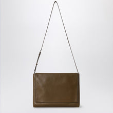  The Row Blue leather messenger bag Nan