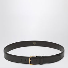  The Row Brown leather belt with buckle