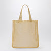 The Row Mini Tote Bag Imogen in gold-plated brass