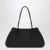 The Row Black Alger shoulder bag in leather