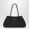 The Row Black Alger shoulder bag in leather