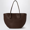 The Row Brown Alger tote bag in leather