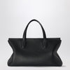 The Row Marcel black leather bag