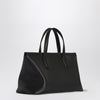 The Row Marcel black leather bag