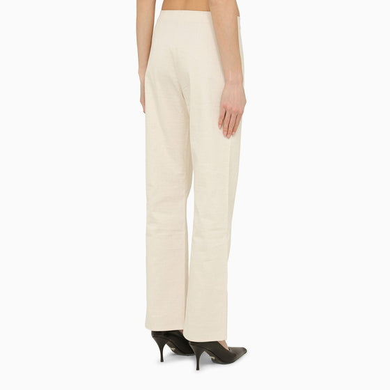 Our Legacy Regular white cotton trousers