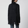 Our Legacy Reversible Drip blazer in soot black Techflax