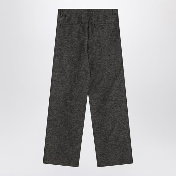 Brain Dead Salt and Pepper black trousers